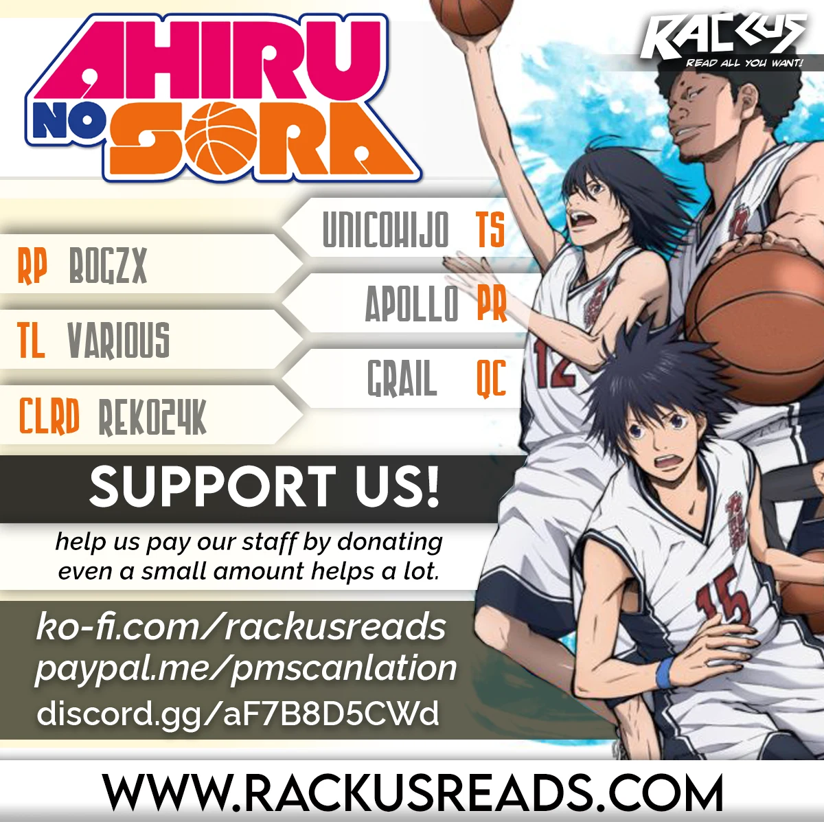 Read Ahiru no Sora en Manga Online