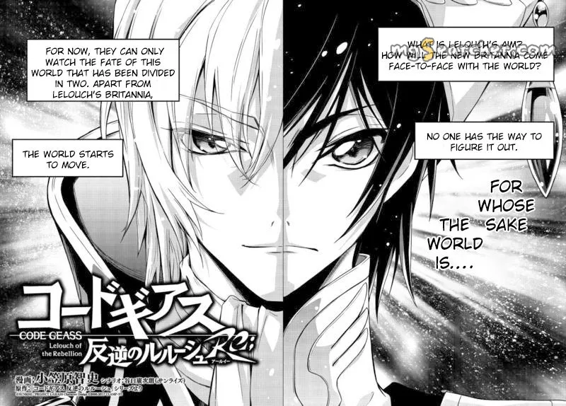 Read Code Geass Lelouch of the Rebellion en Manga Online