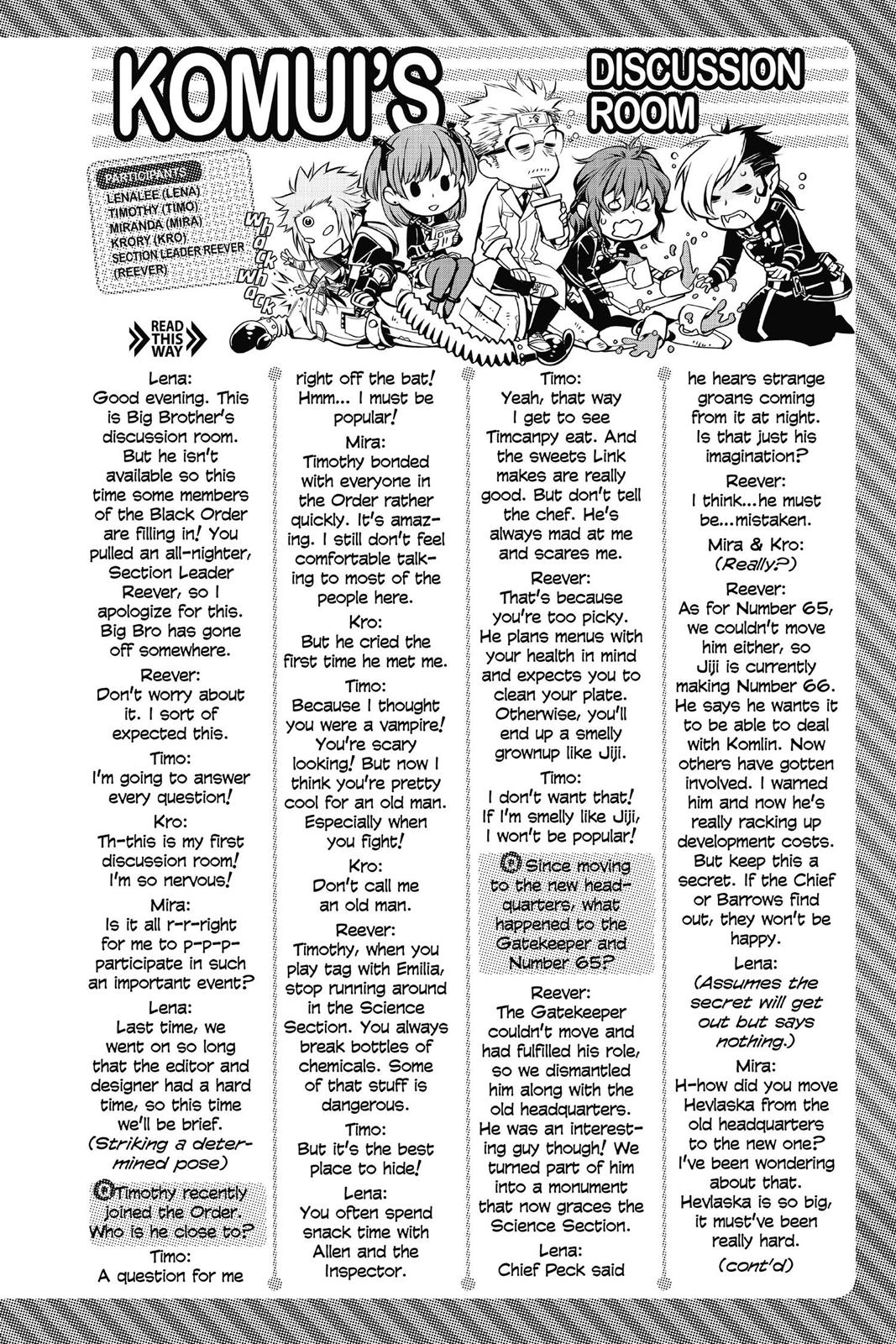 Read D.Gray-man EN Manga Online