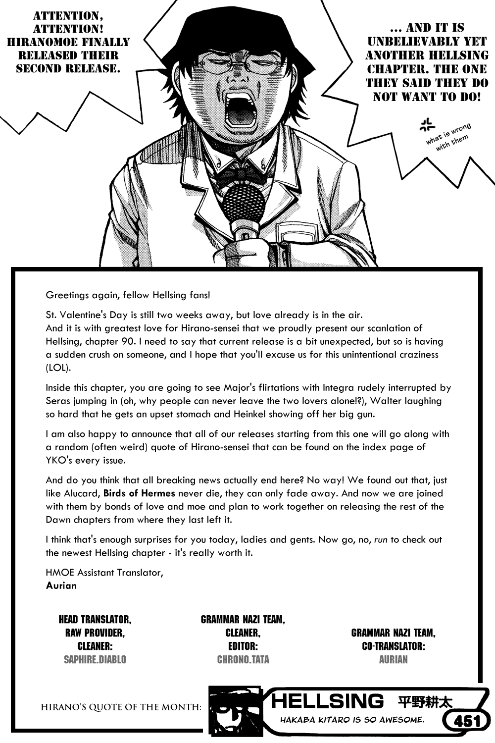 Read Hellsing EN Manga Online