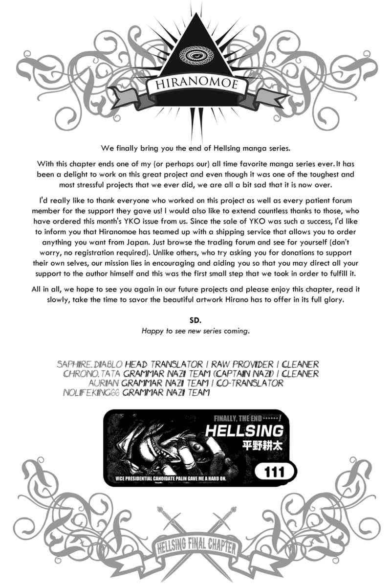Read Hellsing EN Manga Online