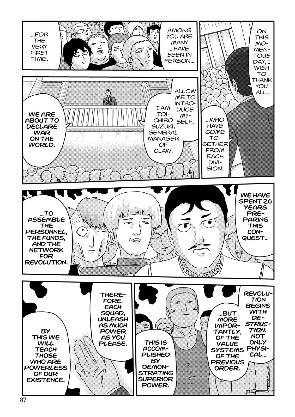 Read Mob Psycho 100 EN Manga Online
