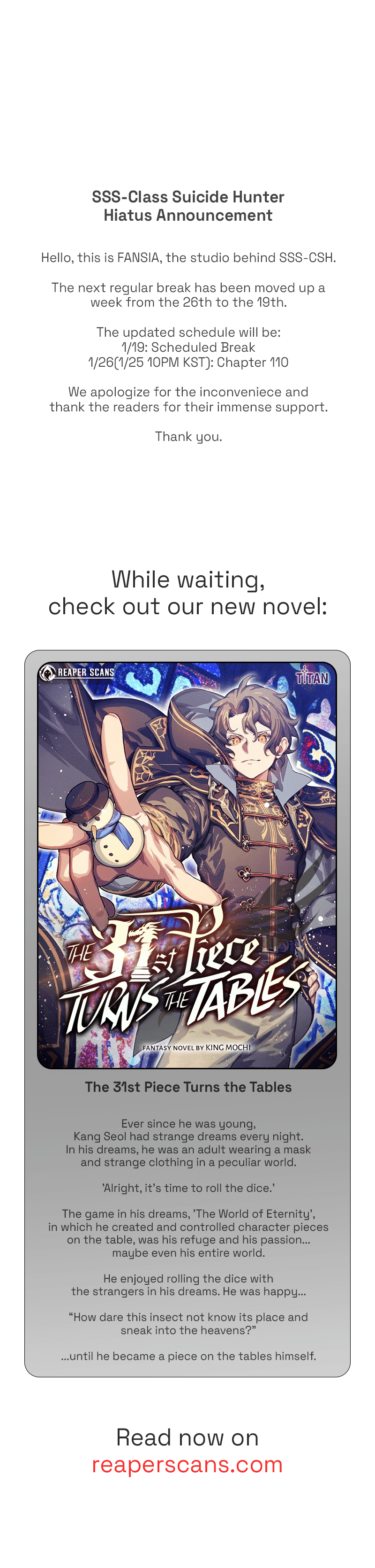 Read SSS-Class Revival Hunter EN Manga Online