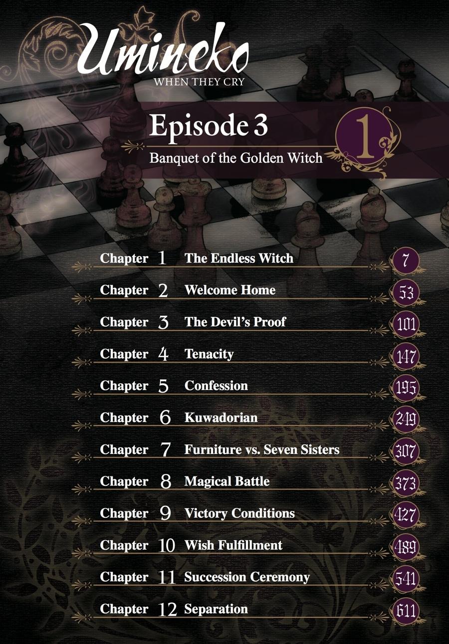 Read Umineko WHEN THEY CRY Episode 3_ Banquet of the Golden Witch EN Manga Online