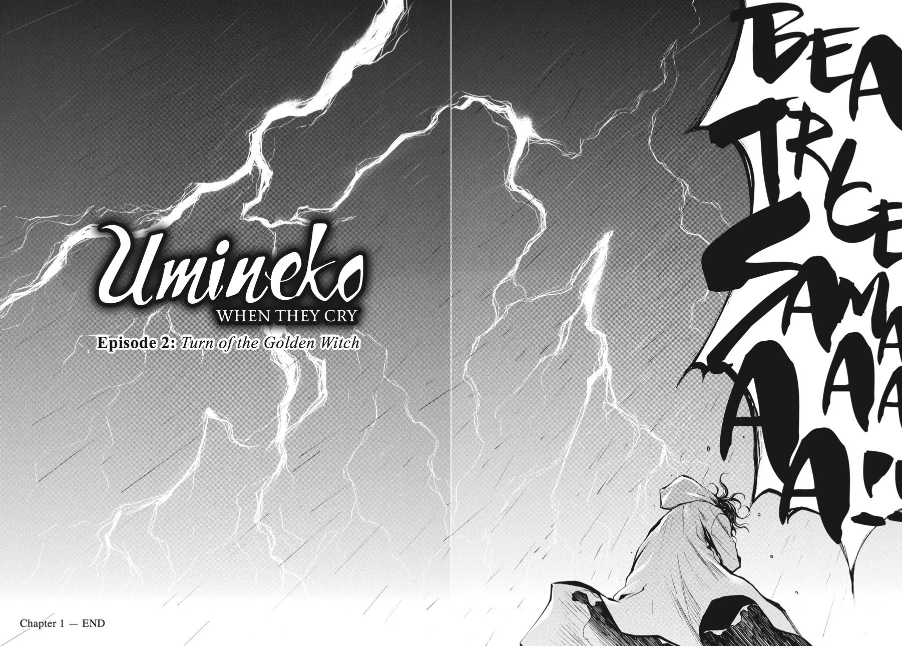 Read Umineko When They Cry Episode 2_ Turn of the Golden Witch EN Manga Online