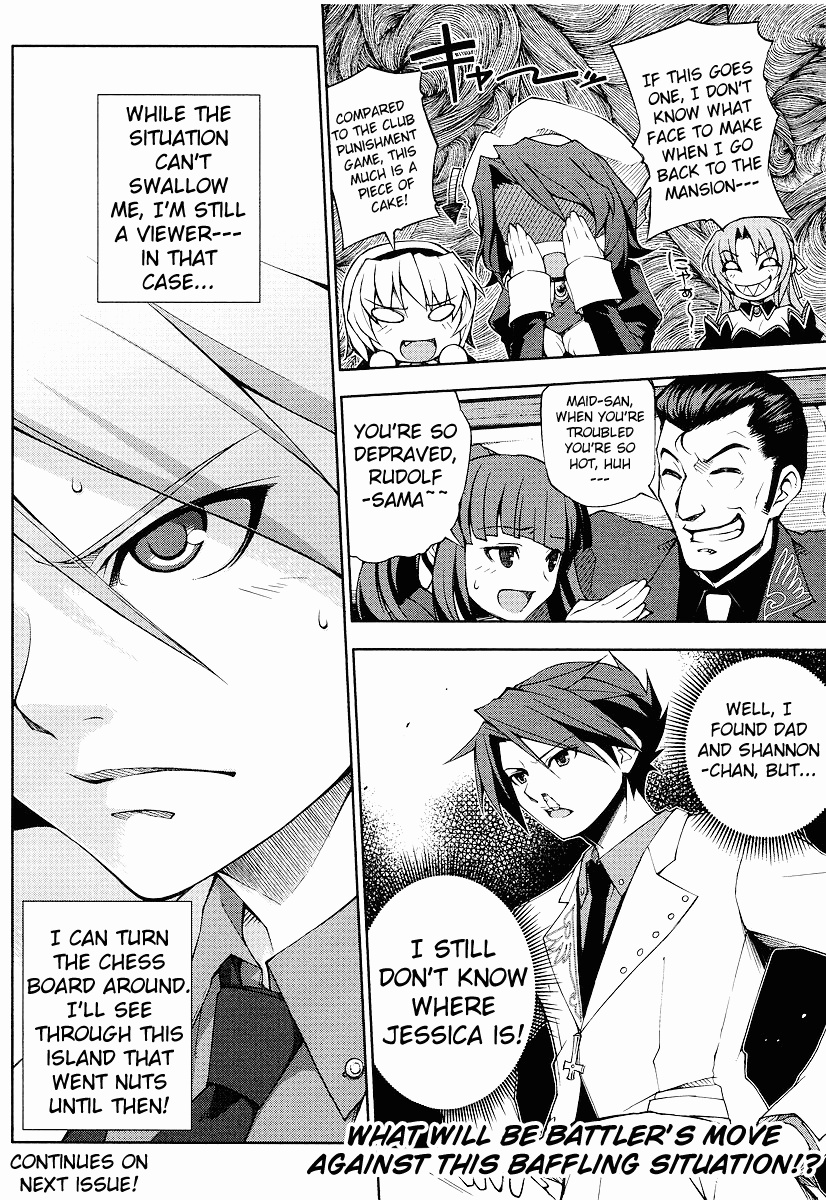 Read Umineko no Naku Koro ni Episode X_ Rokkenjima of Higurashi Crying EN Manga Online