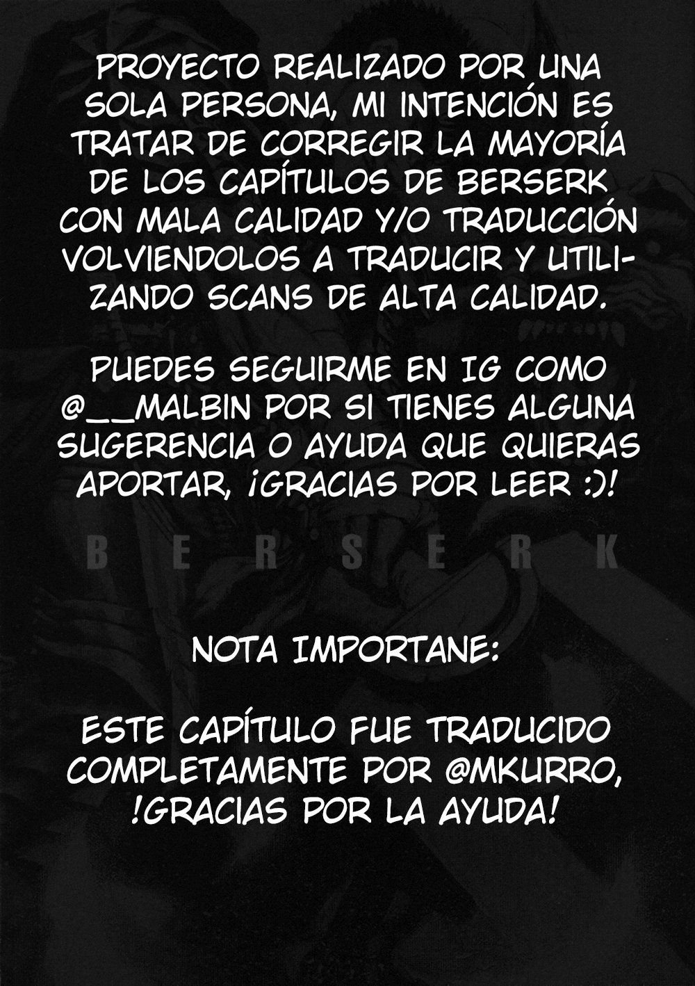 Read Berserk ES Manga Online
