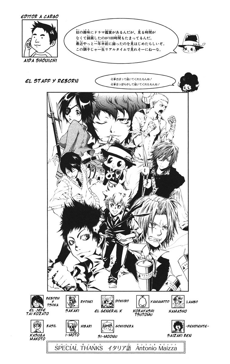 Read Katekyo Hitman Reborn ES Manga Online