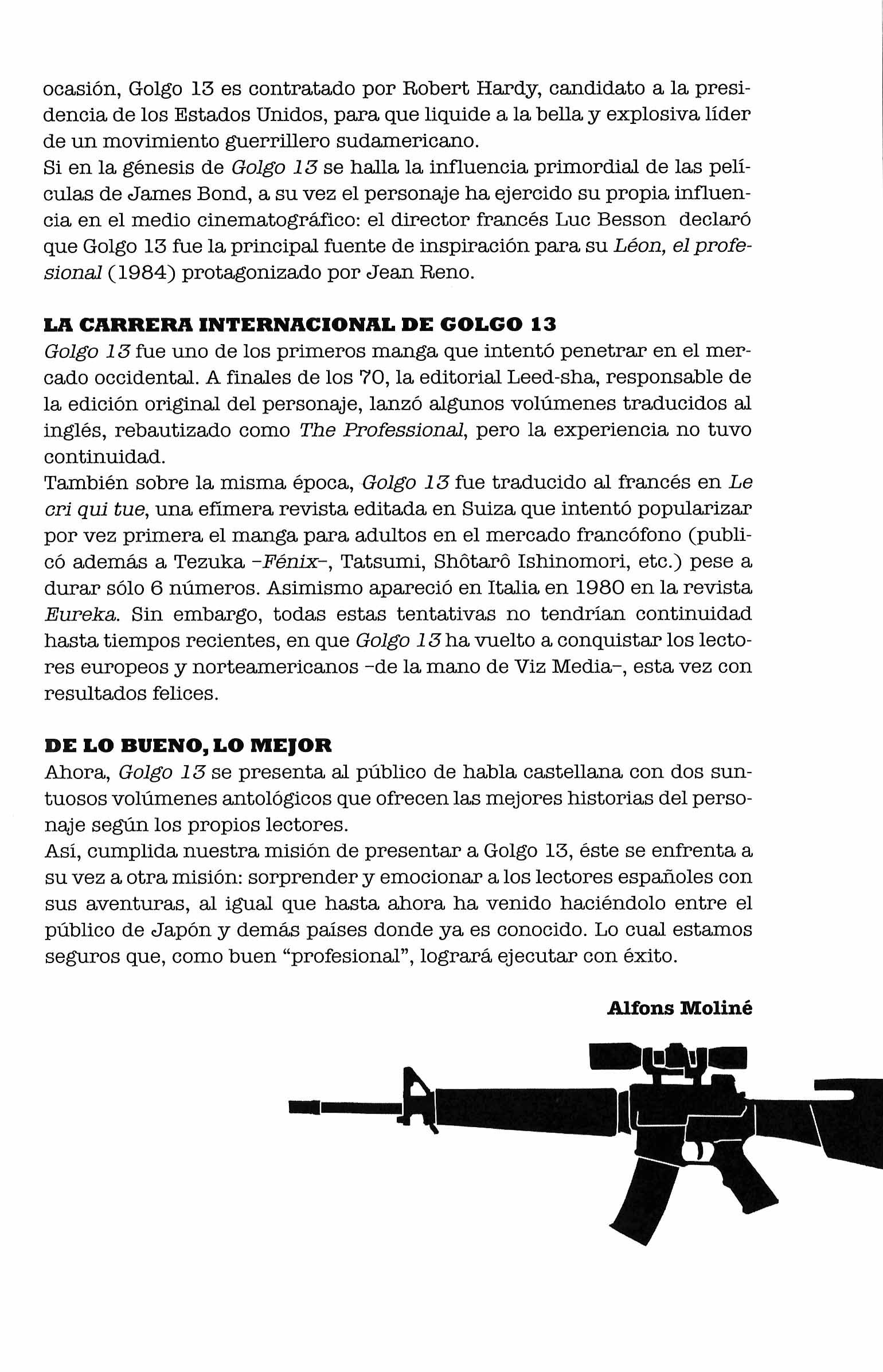 Read Los Mejores 13 Episodios de Golgo 13 ES Manga Online
