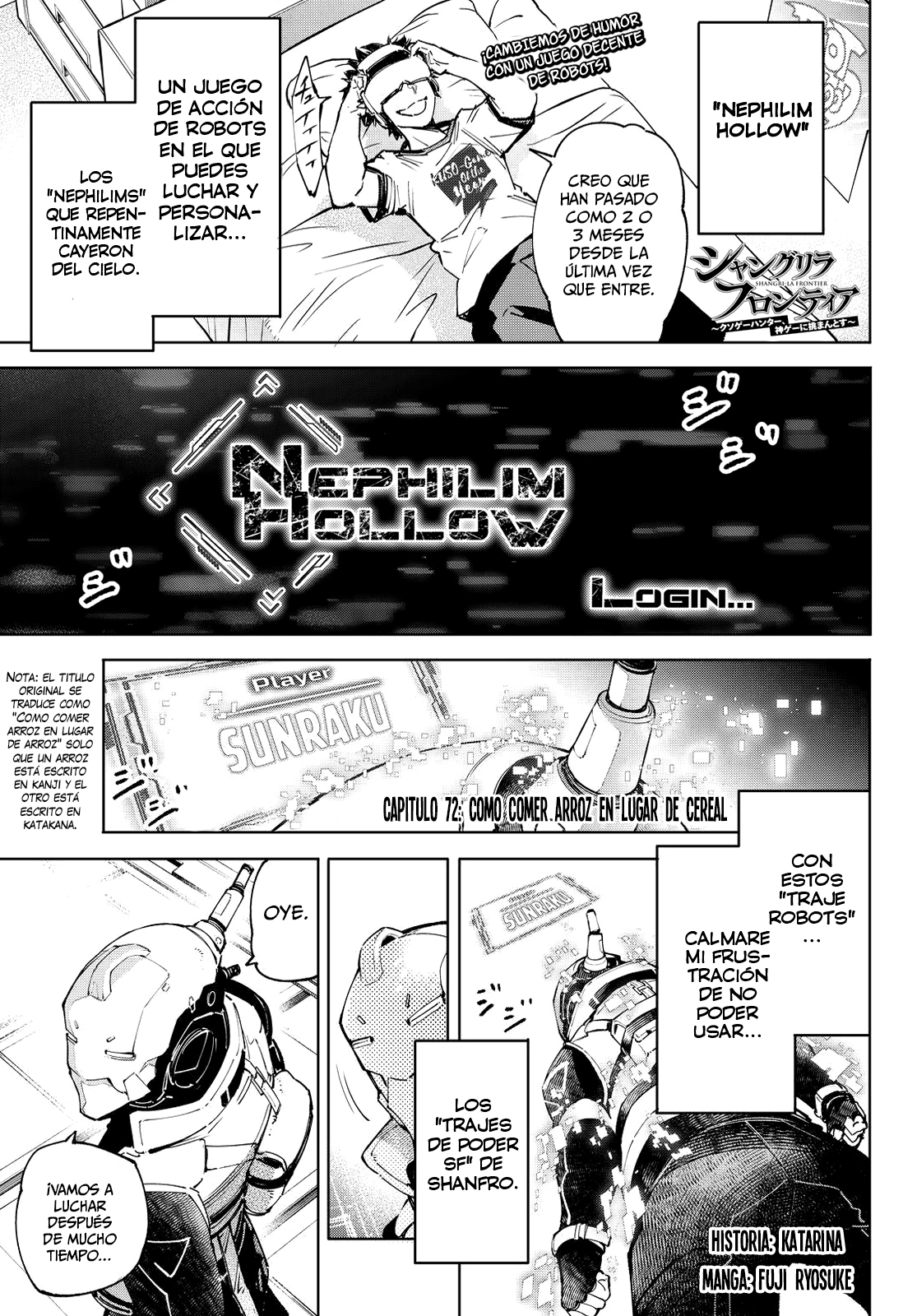 Read Shangri-La Frontier_ Shitty Games Hunter Challenges Godly Game  ES Manga Online