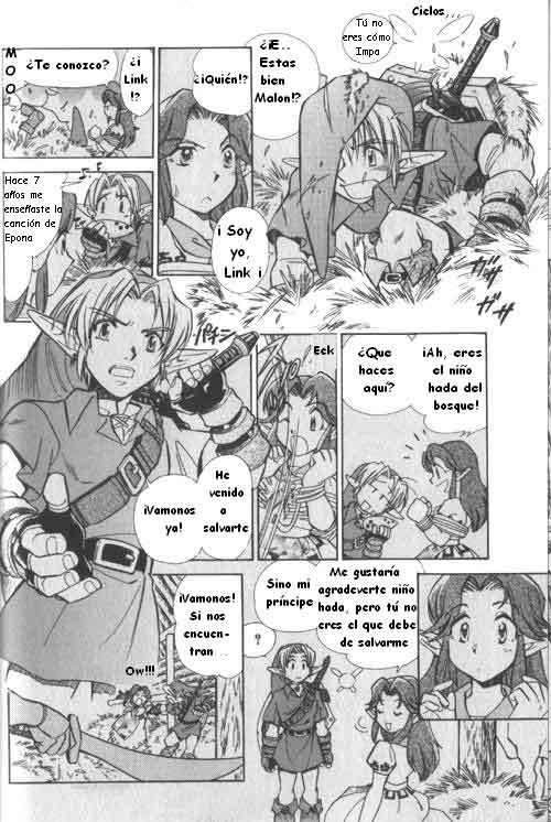 Read The legend of zelda - Ocarina of time ES Manga Online