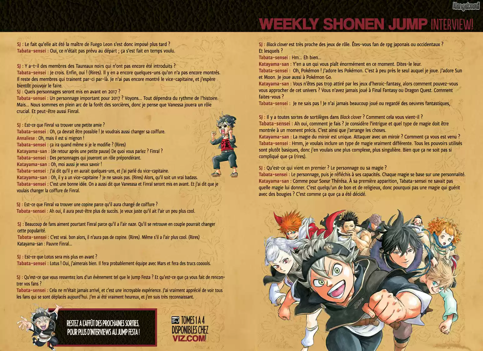 Read Black Clover FR Manga Online