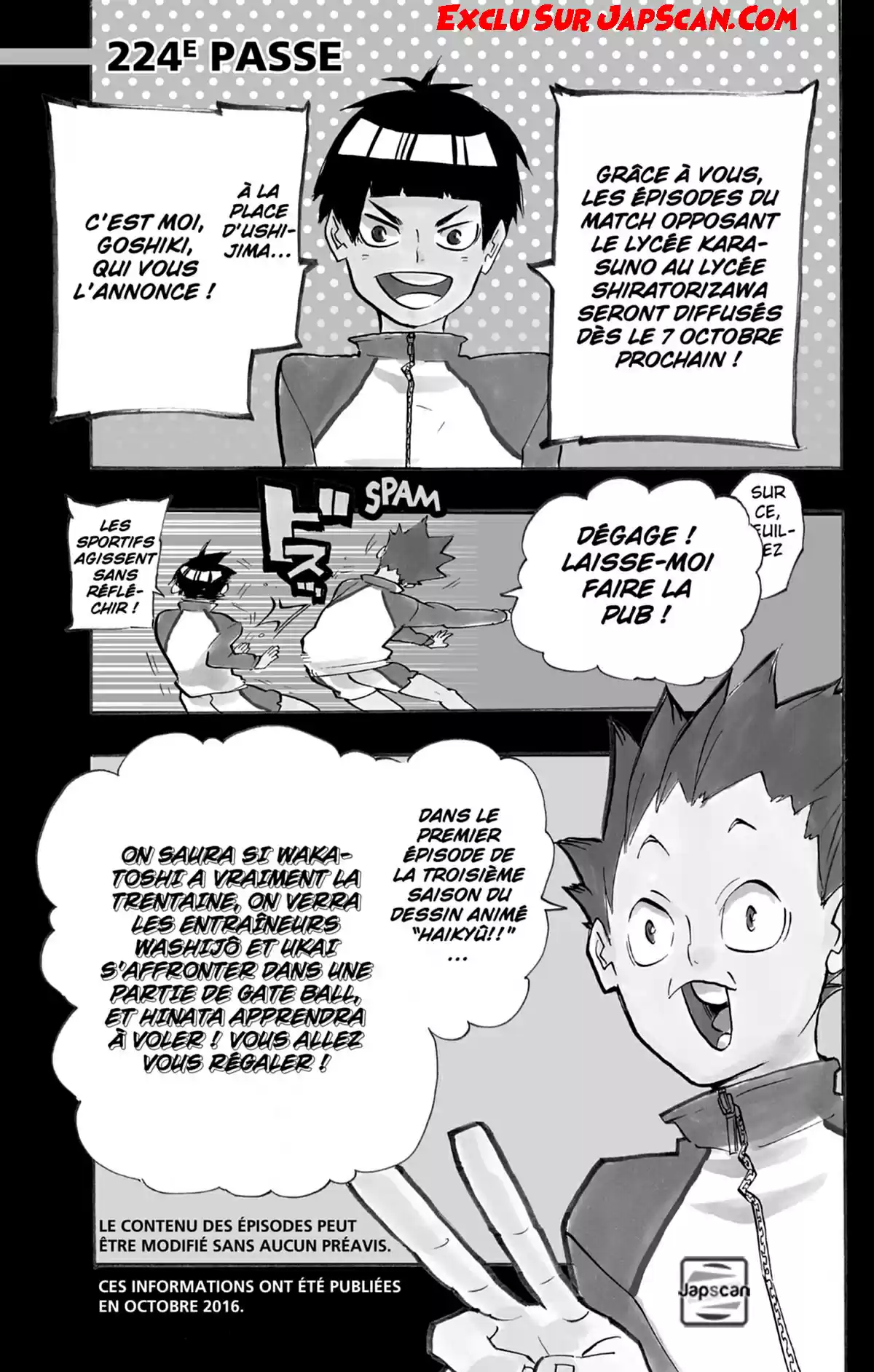 Read Haikyuu FR Manga Online