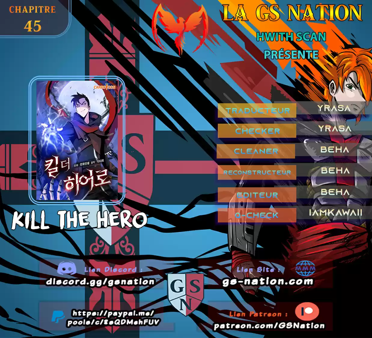 Read Kill the Hero FR Manga Online