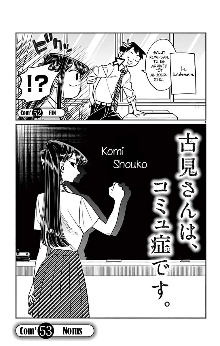 Read Komi Can't Communicate FR Manga Online