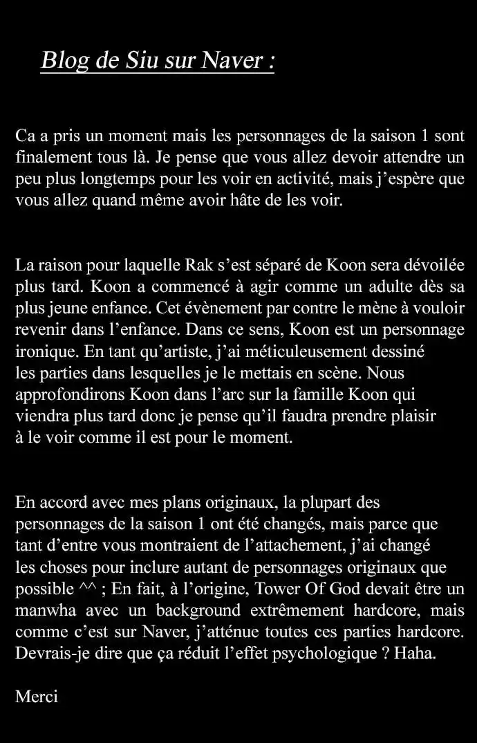 Read Tower Of God FR Manga Online