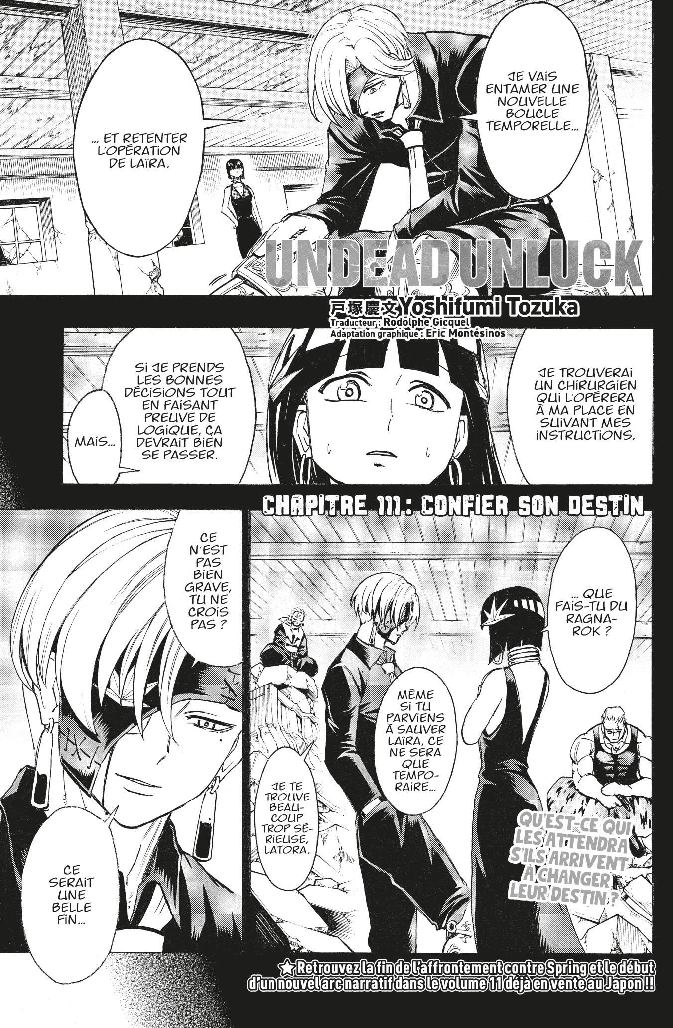 Read Undead Unluck FR Manga Online