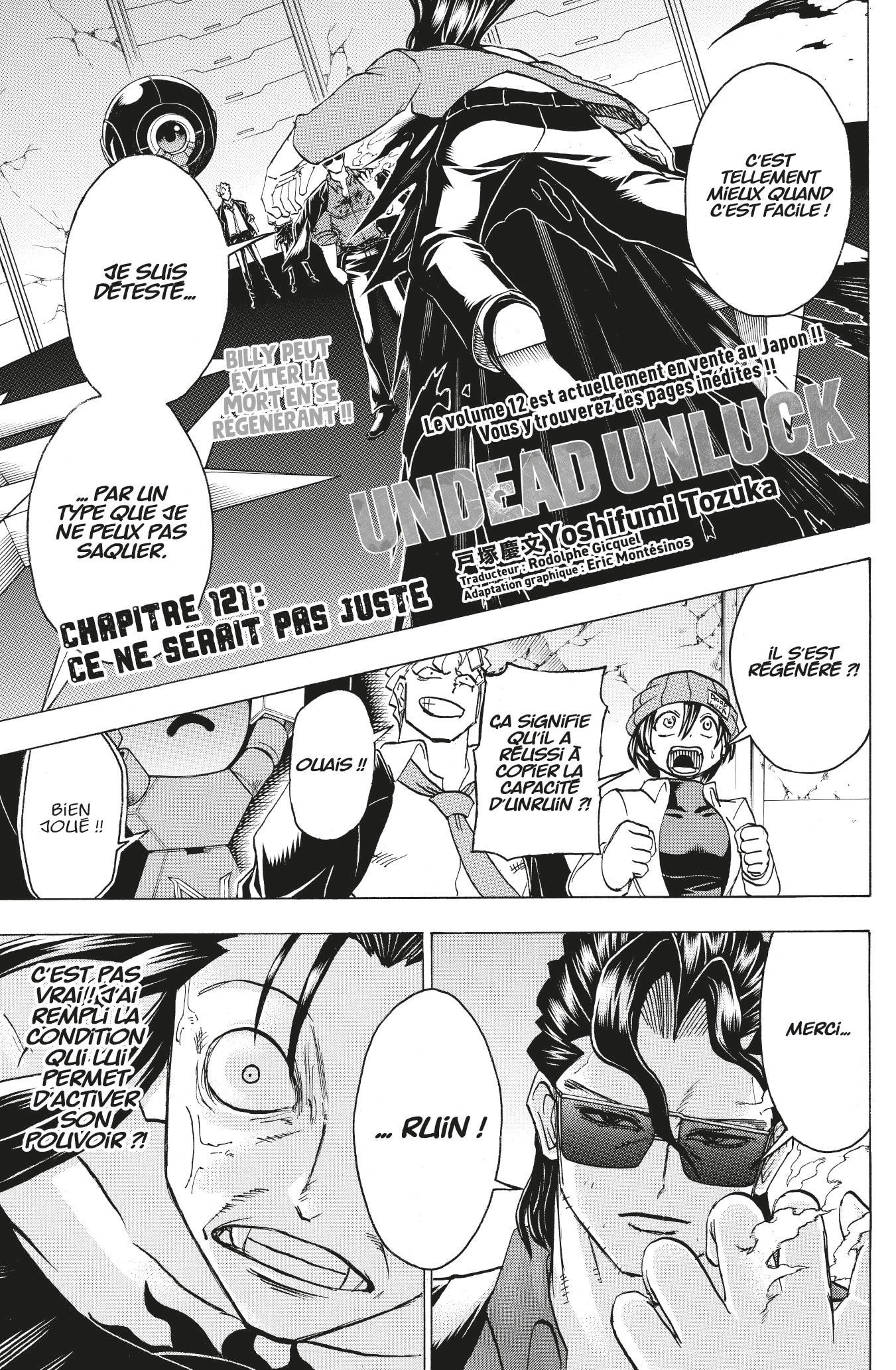 Read Undead Unluck FR Manga Online