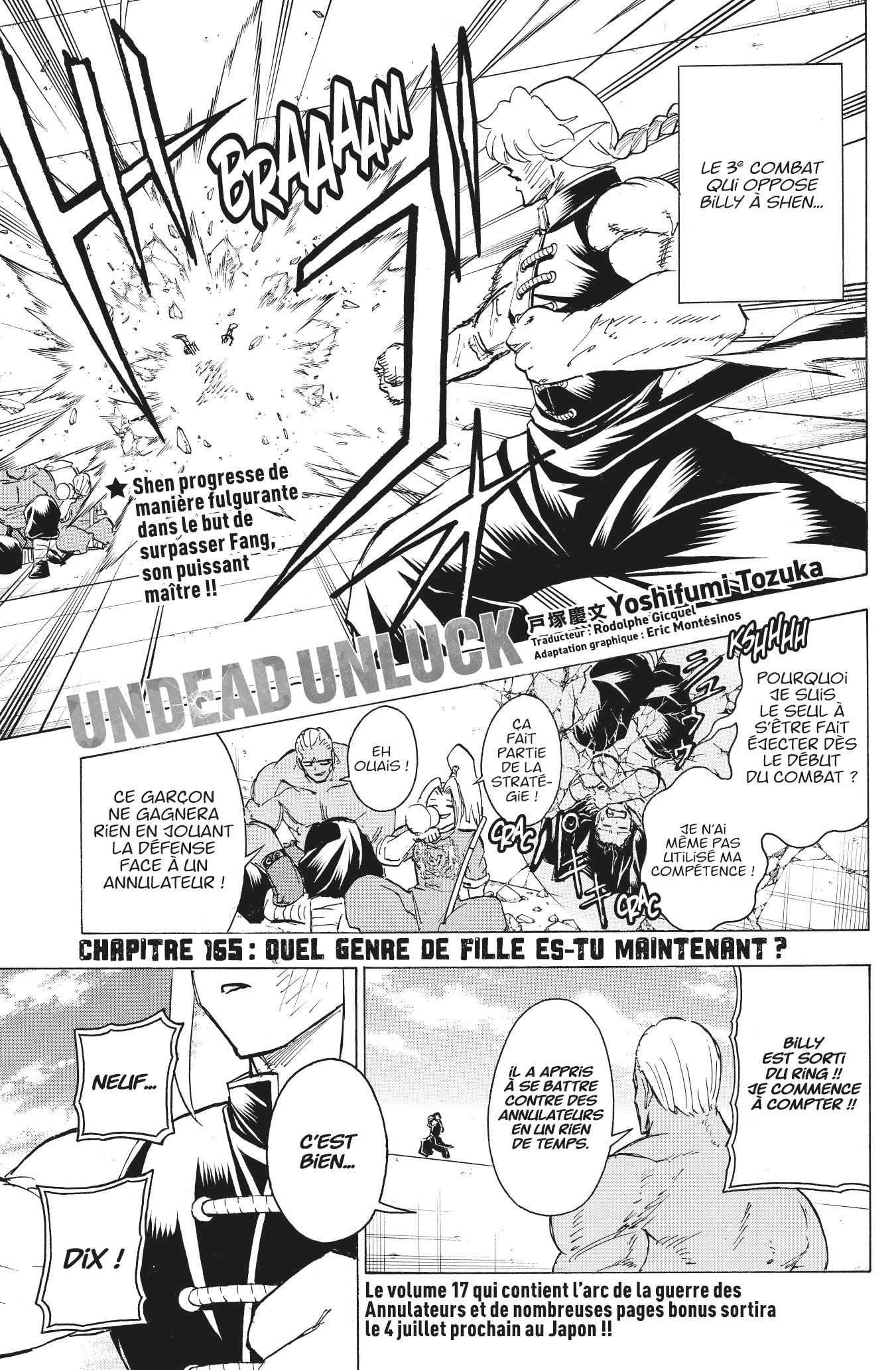 Read Undead Unluck FR Manga Online
