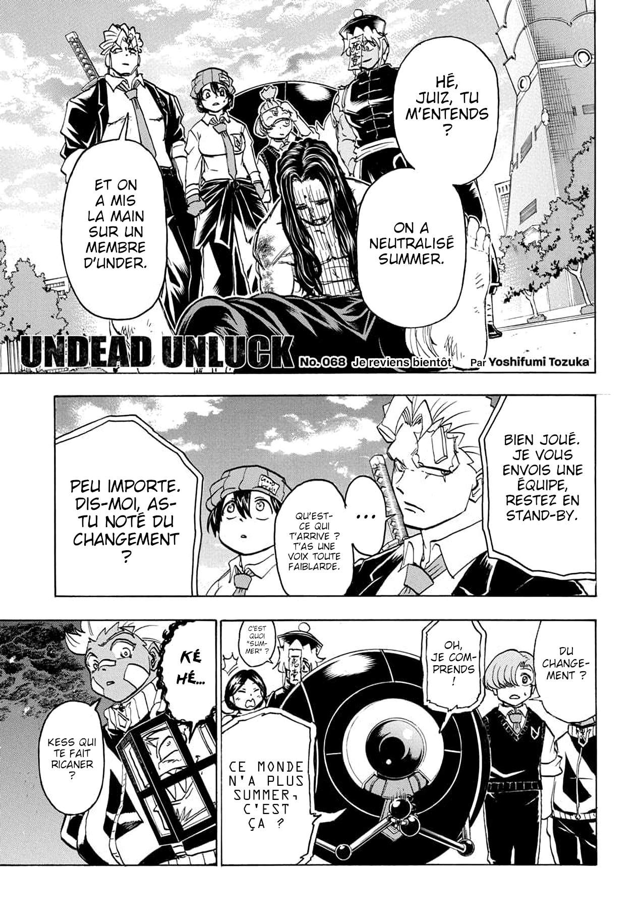 Read Undead Unluck FR Manga Online