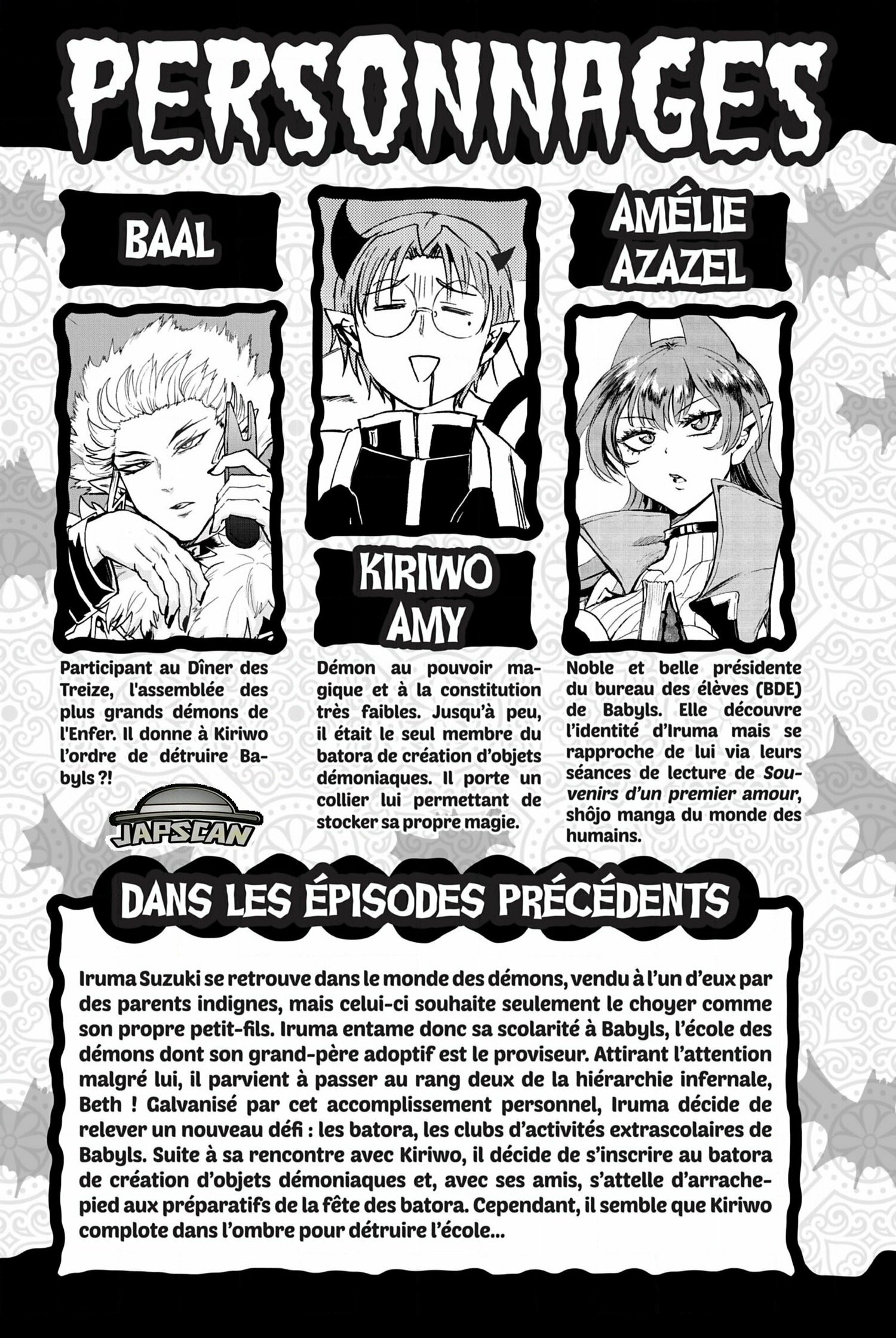 Read Welcome To Demon School Iruma-kun FR Manga Online