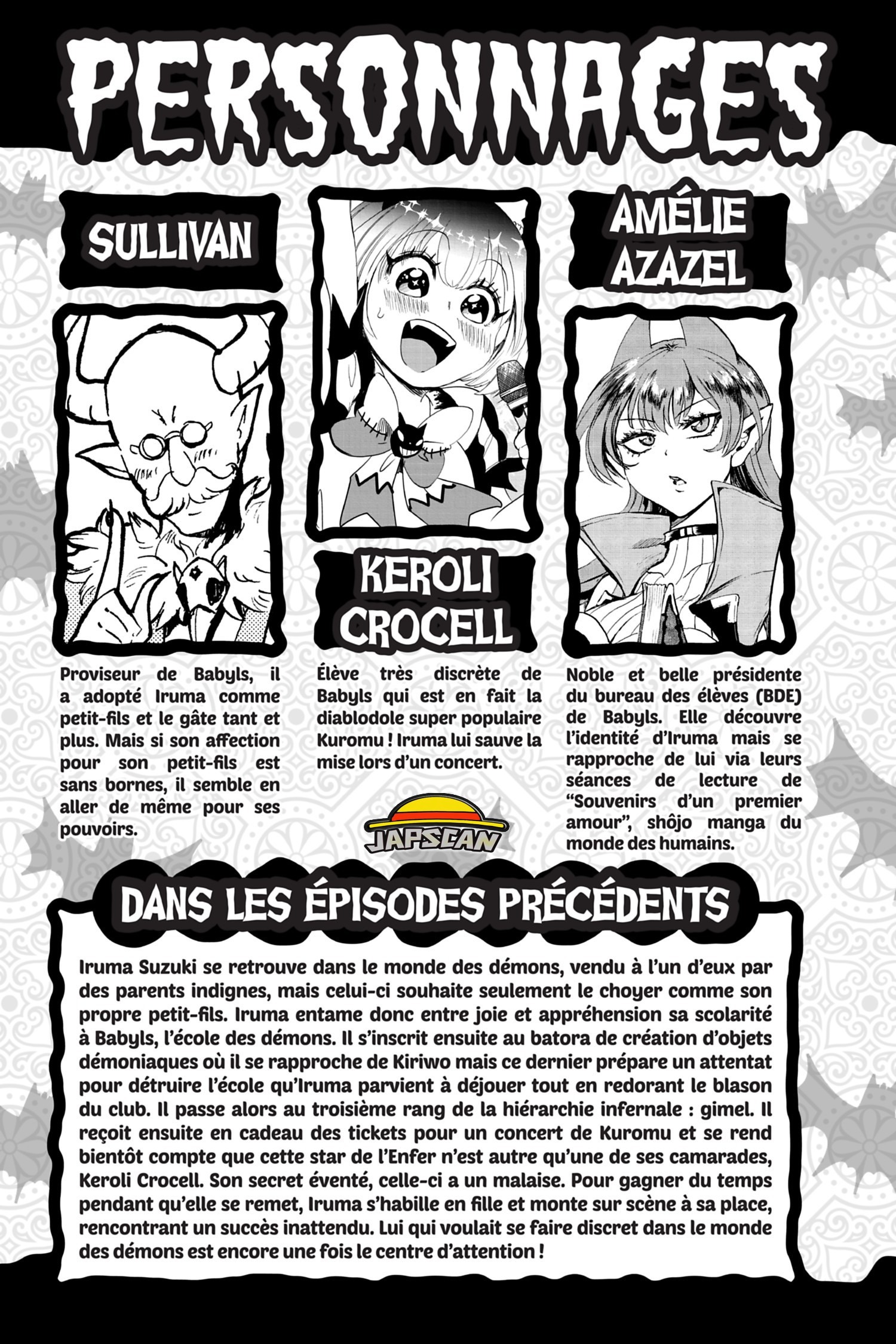 Read Welcome To Demon School Iruma-kun FR Manga Online