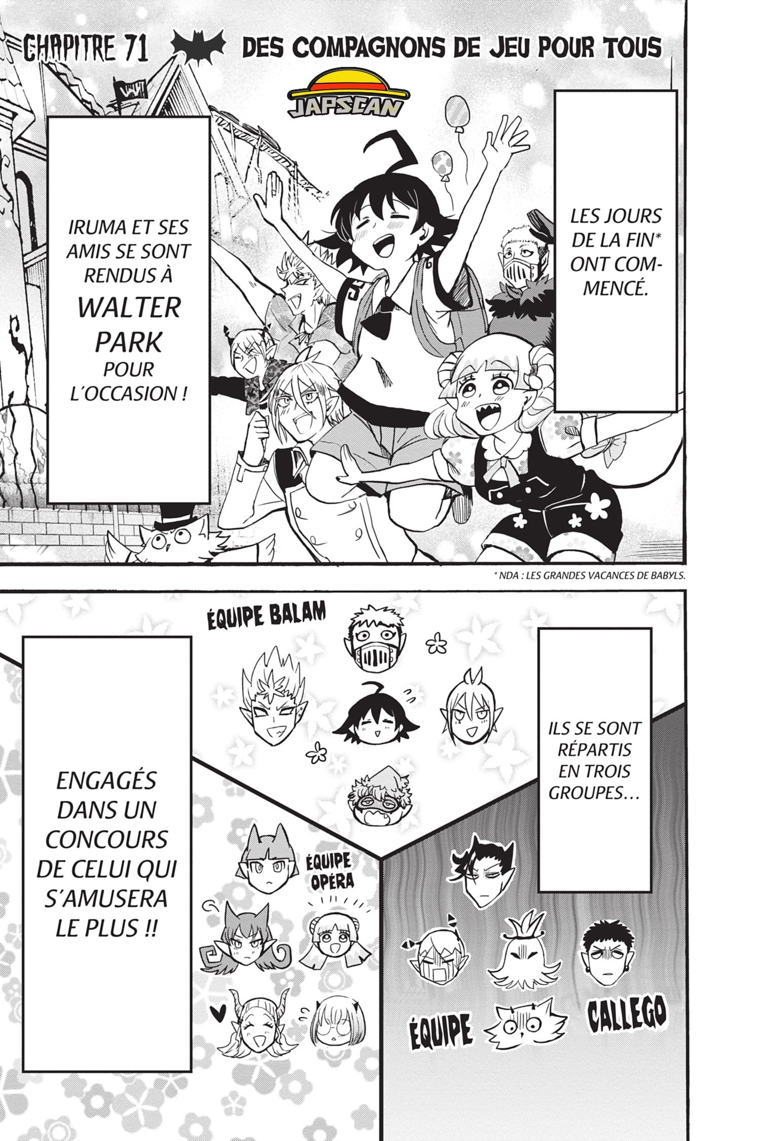 Read Welcome To Demon School Iruma-kun FR Manga Online