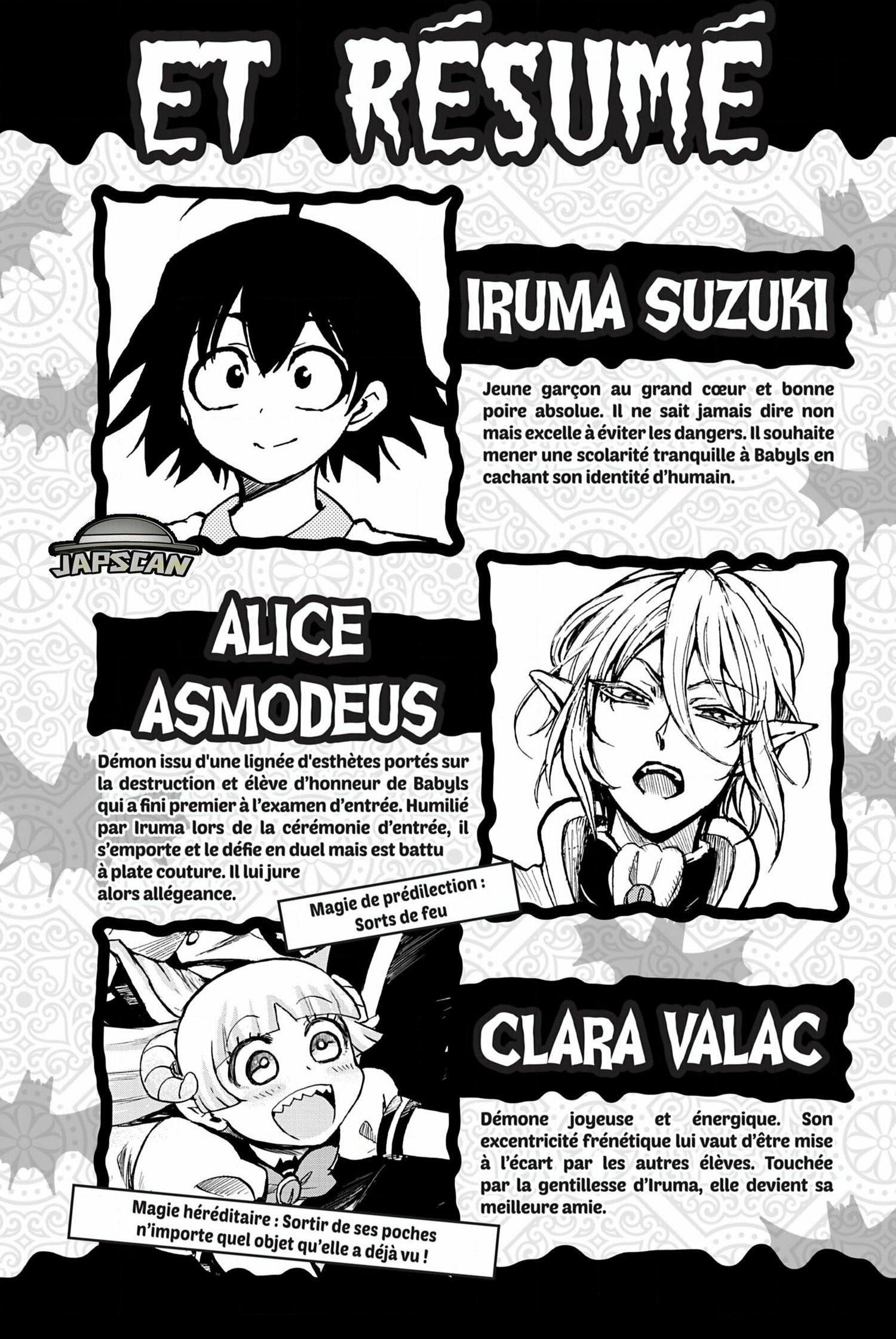 Read Welcome To Demon School Iruma-kun FR Manga Online