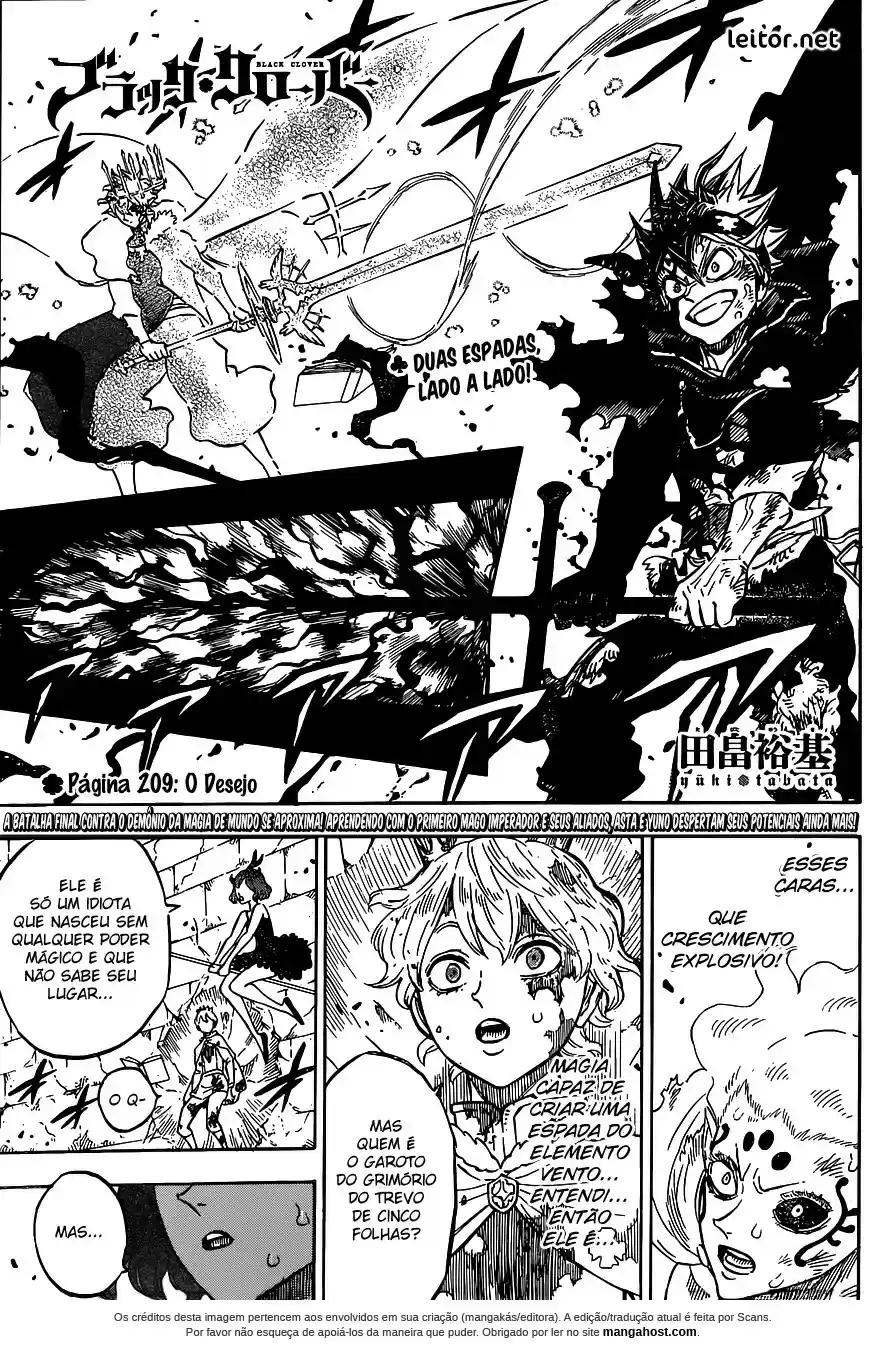 Read Black Clover PT  BR Manga Online