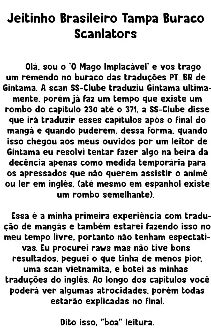 Read Gintama pt_BR Manga Online