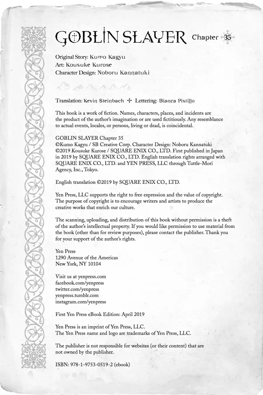 Read Goblin Slayer pt_BR Manga Online