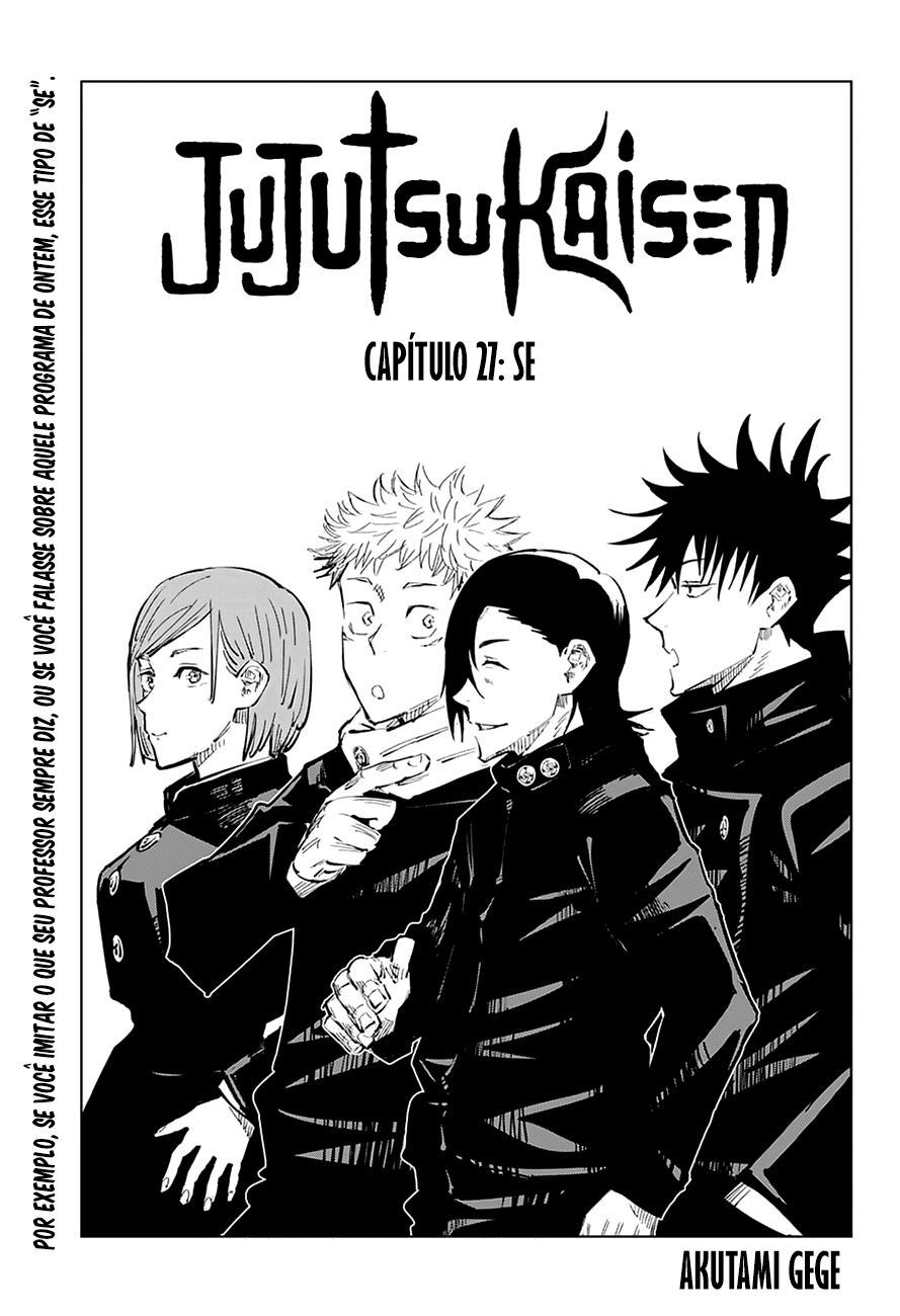 Read Jujutsu Kaisen pt_BR Manga Online