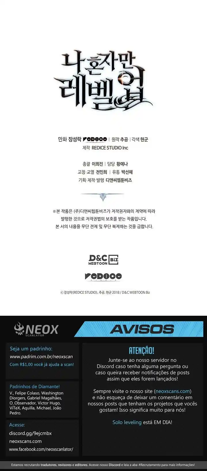 Read Solo Leveling PT -BR Manga Online