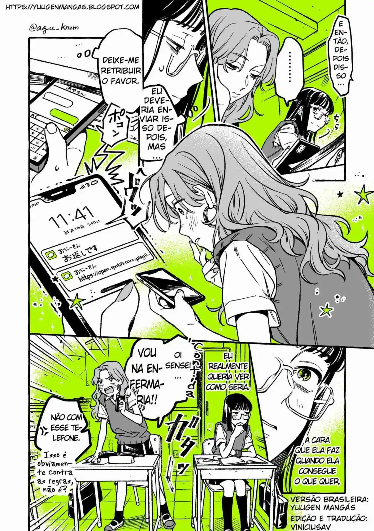 Read The Guy She Was Interested in Wasn't a Guy At All pt_BR Manga Online