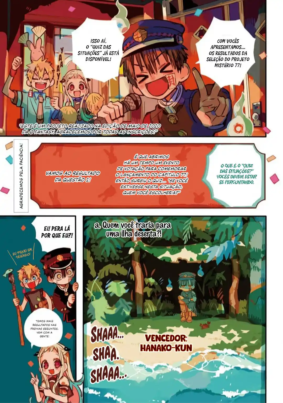 Read Toilet-bound Hanako-kun pt_BR Manga Online